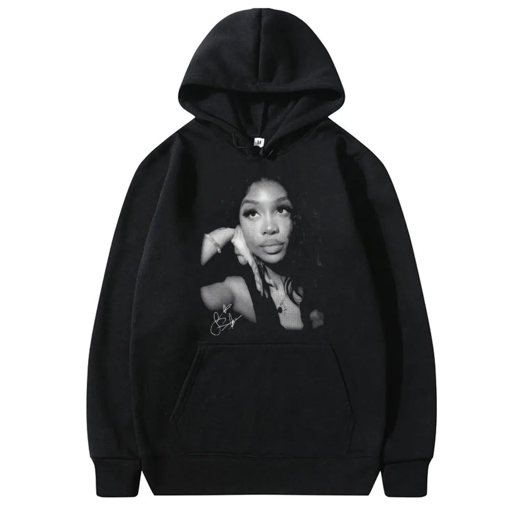 Rapper SZA Face Graphic Hoodie Men Women Hip Hop Fashion Oversized Hooded Sweatshirt Men's Casual Fleece Cotton Vintage Pullover
Rapper SZA Face Graphic Hoodie Men Women Hip Hop Fashion Oversized Hooded Sweatshirt Men's Casual Fleece Cotton Vintage Pullover