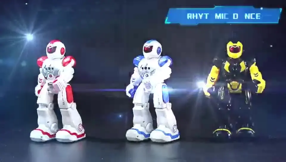 RoboCop-Style Smart Early Education Robot - Interactive Singing and Dancing Remote-Controlled Toy with Infrared
RoboCop-Style Smart Early Education Robot - Interactive Singing and Dancing Remote-Controlled Toy with Infrared