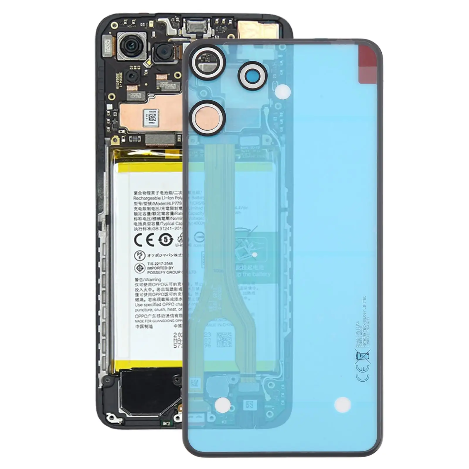 Glass Back Cover for Nothing Phone 3a Lite A001T Phone Parts Rear Housing Case Replacement
Glass Back Cover for Nothing Phone 3a Lite A001T Phone Parts Rear Housing Case Replacement
