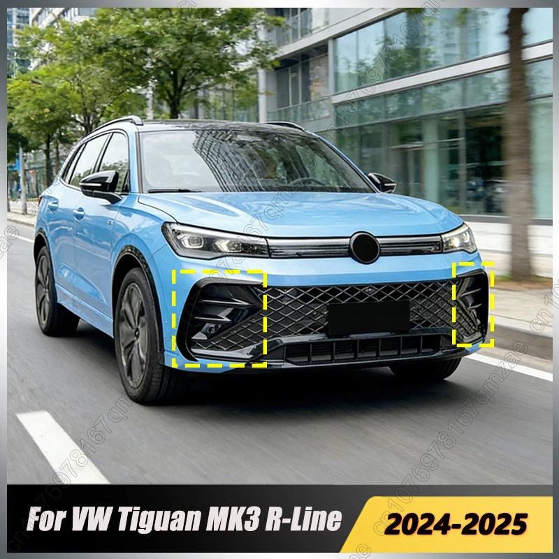 Car Front Bumper Spoiler Fog Lamp Grill Trim Wind KnifeFor VW Volkswagen Tiguan MK3 R-Line 2024-2025 2PCS Accessories Tuning
Car Front Bumper Spoiler Fog Lamp Grill Trim Wind KnifeFor VW Volkswagen Tiguan MK3 R-Line 2024-2025 2PCS Accessories Tuning