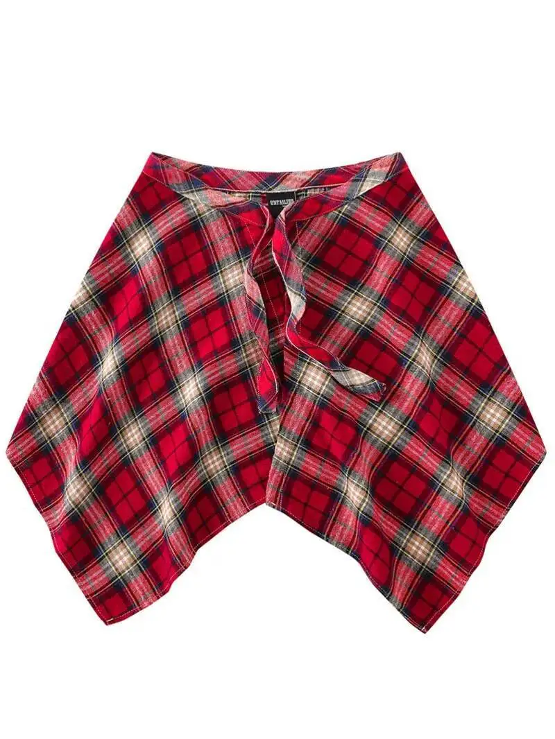 Unisex Layered A Line Wrap Skirt Hiphop Street Dance Checkered Hip Scarf Tie Up Asymmetrical Overskirt Shirt Extender Skirts L8O 
Unisex Layered A Line Wrap Skirt Hiphop Street Dance Checkered Hip Scarf Tie Up Asymmetrical Overskirt Shirt Extender Skirts L8O