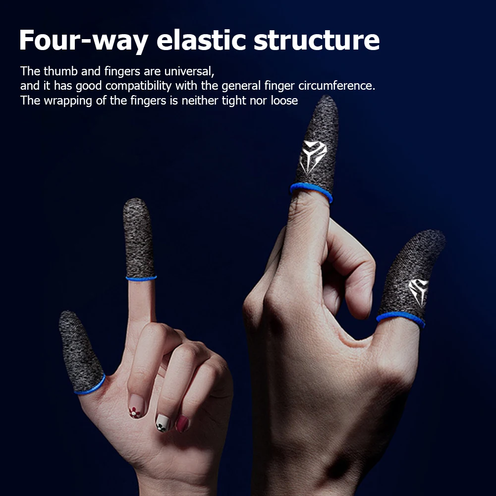 1 Pair Thumb Gloves Touch Screen Finger Cots Sweatproof for PUBG Mobile Game
1 Pair Thumb Gloves Touch Screen Finger Cots Sweatproof for PUBG Mobile Game