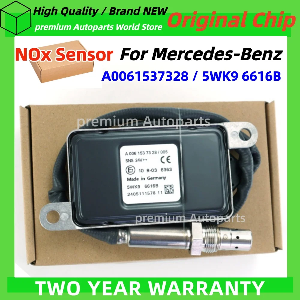 A0061537328 5WK96616B New Nox Sensor For Mercedes-Benz Actros Atego LKW EURO 4 5 6 24V 0091533628 5WK96616D 5WK96616F 5WK96616E
A0061537328 5WK96616B New Nox Sensor For Mercedes-Benz Actros Atego LKW EURO 4 5 6 24V 0091533628 5WK96616D 5WK96616F 5WK96616E
