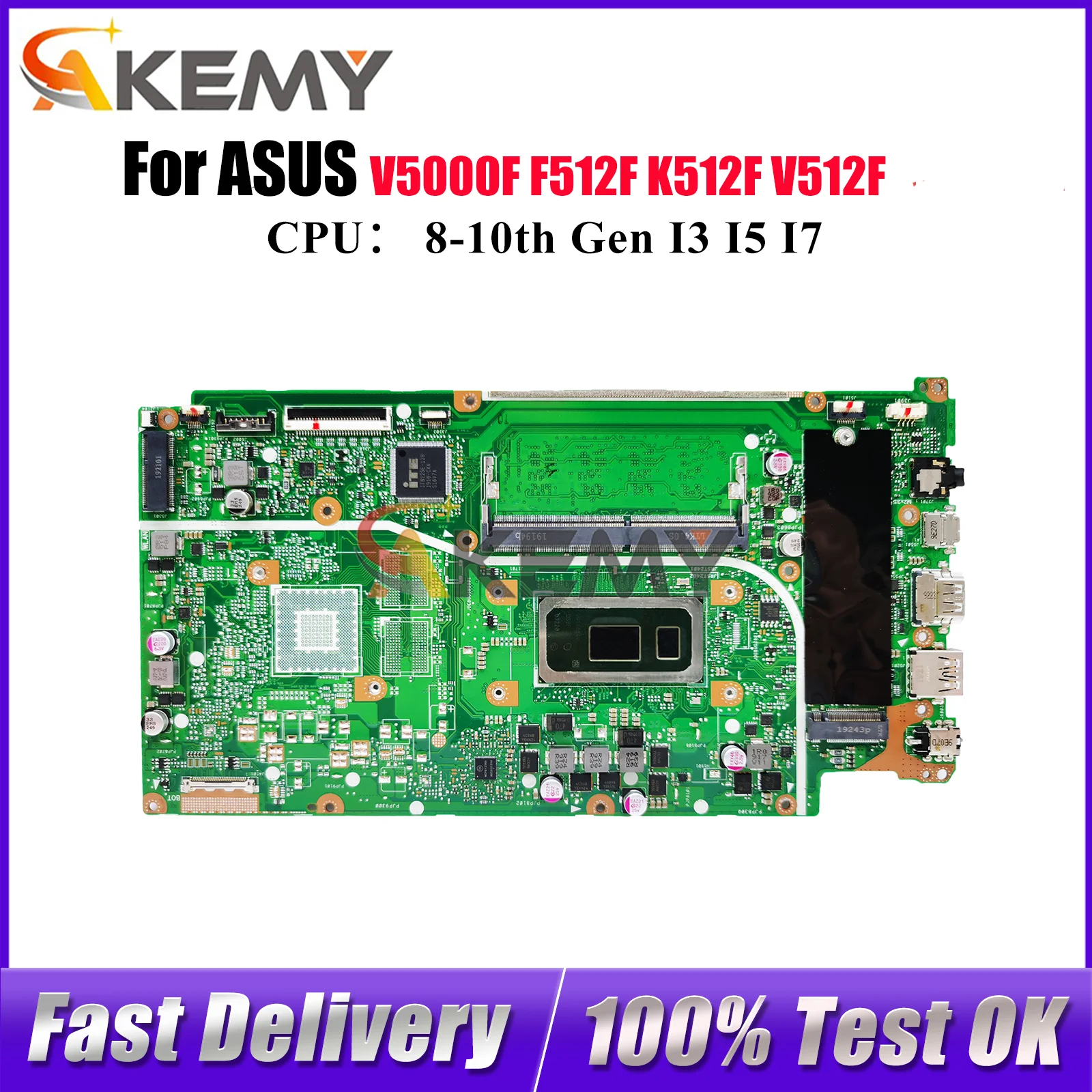Материнская плата для ноутбука X512FA для ASUS V5000F K512F V512F X512FB F512F X512F X512FJG X512FLC X512FF X512FJ с процессором I3 I5 I7
Материнская плата для ноутбука X512FA для ASUS V5000F K512F V512F X512FB F512F X512F X512FJG X512FLC X512FF X512FJ с процессором I3 I5 I7