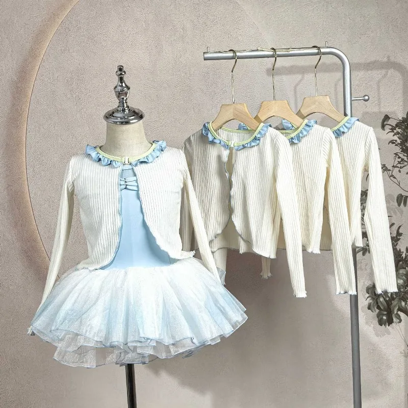 Ballet Knit Cardigan Cropped Wrap Top Autumn Winter Long Sleeve Dance Outerwear Soft Dance Class Studio Daily Performance Wear
Ballet Knit Cardigan Cropped Wrap Top Autumn Winter Long Sleeve Dance Outerwear Soft Dance Class Studio Daily Performance Wear