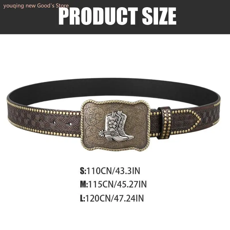 49ME Trendy Retro Men's Punk PU Leather Waist Belt Decorative Waistband for Cowboy
49ME Trendy Retro Men's Punk PU Leather Waist Belt Decorative Waistband for Cowboy