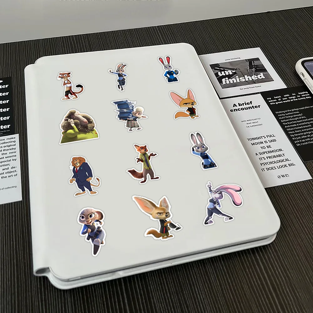 50pcs Crazy Zootopia Judy Hopps Nick Wilde Cute Waterproof Notebook Water Cup Skateboard Personalized Decorative Stickers
50pcs Crazy Zootopia Judy Hopps Nick Wilde Cute Waterproof Notebook Water Cup Skateboard Personalized Decorative Stickers