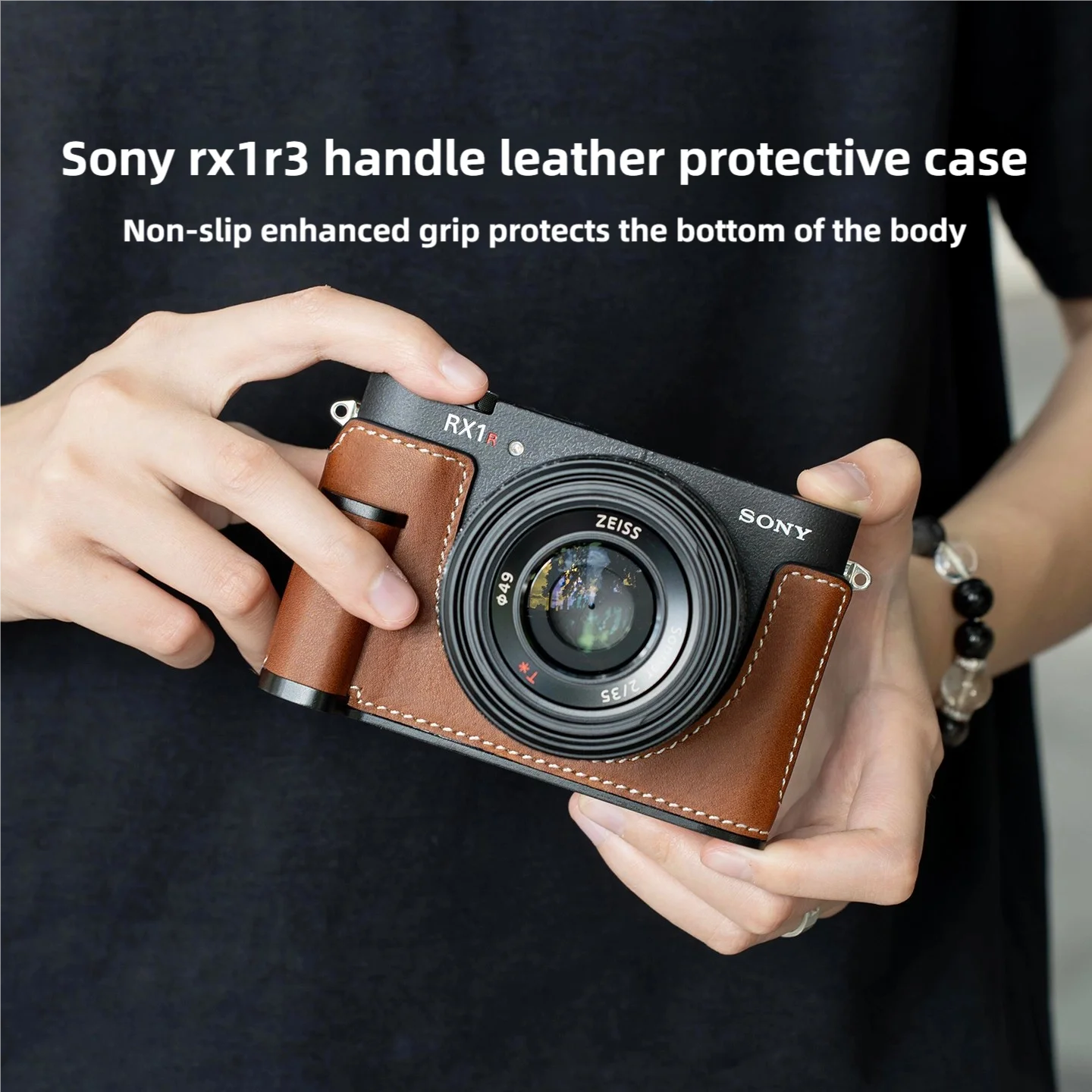Camera bag for Sony RX1R3 RX1RM3 camera genuine leather handle protective case rx1r3 camera shell shoulder strap accessories
Camera bag for Sony RX1R3 RX1RM3 camera genuine leather handle protective case rx1r3 camera shell shoulder strap accessories