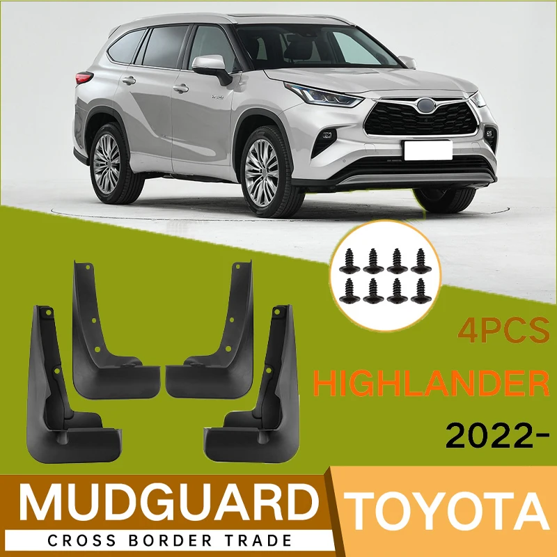 4Pcs For Toyota Highlander 2022-2024 2023 Car Tires Fenders Waterproof Mudguards PP Plastic Accessories
4Pcs For Toyota Highlander 2022-2024 2023 Car Tires Fenders Waterproof Mudguards PP Plastic Accessories