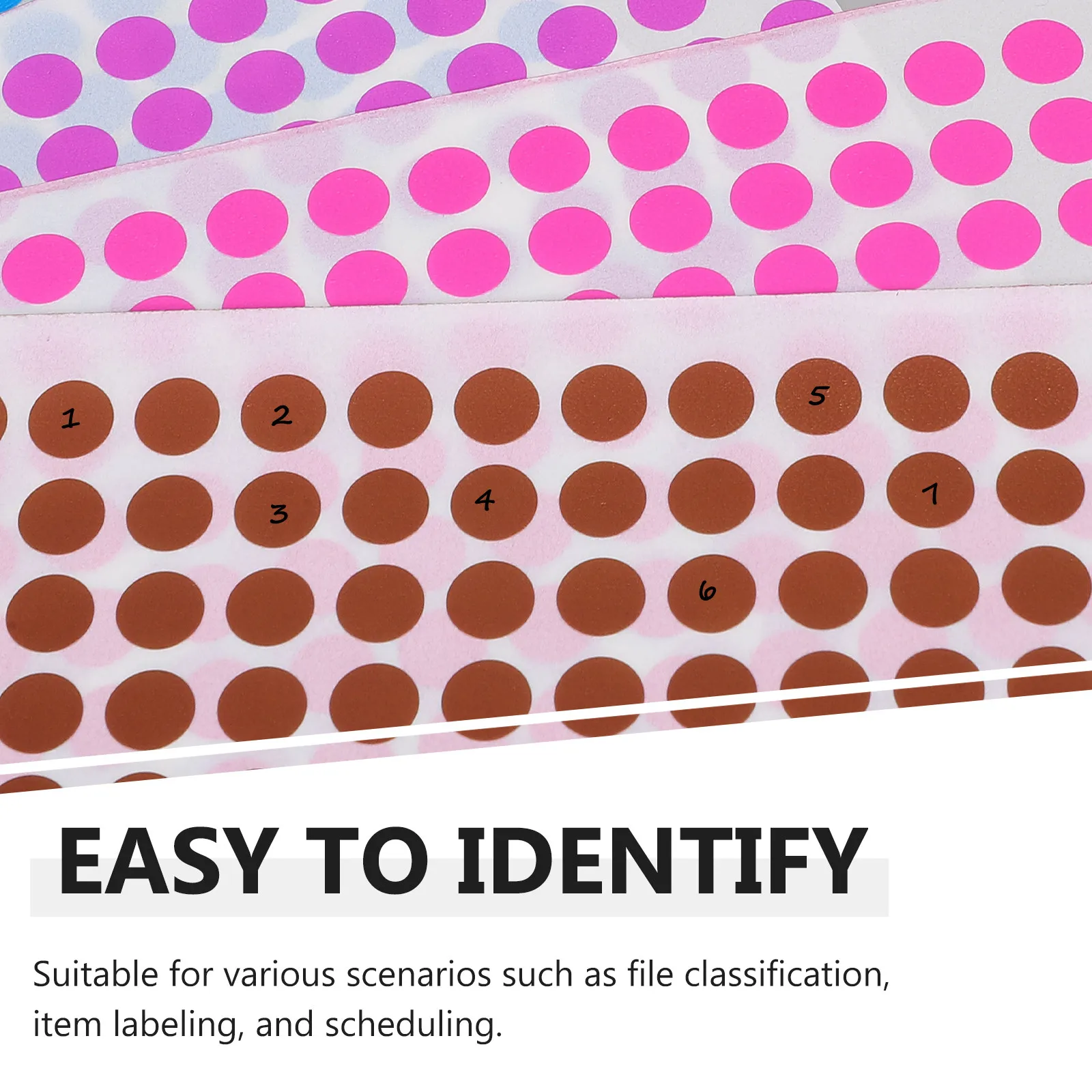 10 Sheets Self-Adhesive Circle Stickers Reusable Write-on Dot Labels for Sorting Sealing Gift Packaging Craft Projects Colored
10 Sheets Self-Adhesive Circle Stickers Reusable Write-on Dot Labels for Sorting Sealing Gift Packaging Craft Projects Colored