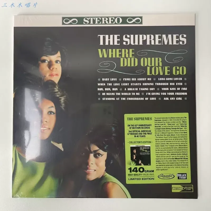 The Supremes Where Did Our Love Go Vinyl LP for Record Player
The Supremes Where Did Our Love Go Vinyl LP for Record Player
