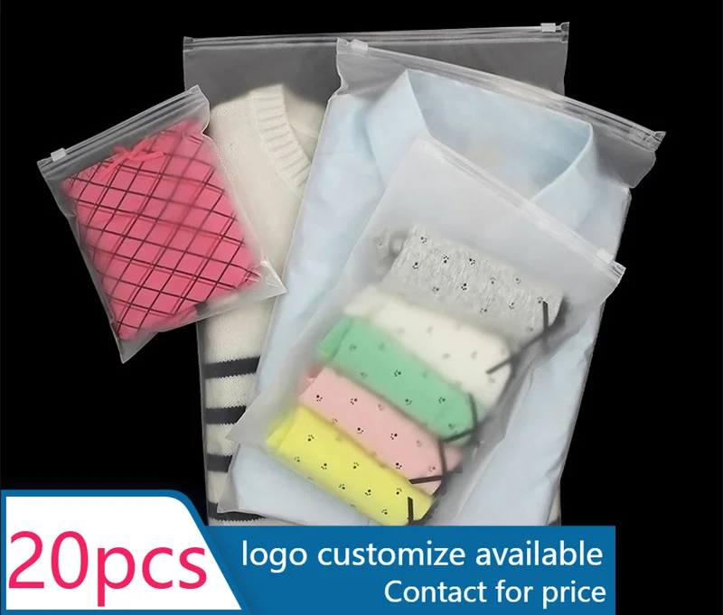 20 pcs Wholesale Frosted Matte Clothes Packaging Zipper Bags Plastic Shipping Sealed T-shirt Underwear Storage Pouches
20 pcs Wholesale Frosted Matte Clothes Packaging Zipper Bags Plastic Shipping Sealed T-shirt Underwear Storage Pouches