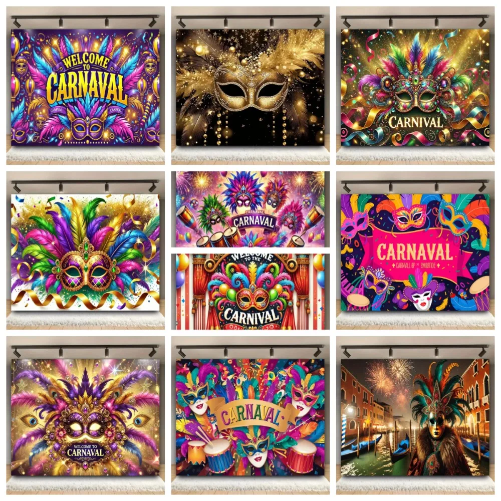 Carnival Bright and Colorful Feather Party Banner Photography Background, Makeup Ball Decoration Photography Studio Background
Carnival Bright and Colorful Feather Party Banner Photography Background, Makeup Ball Decoration Photography Studio Background