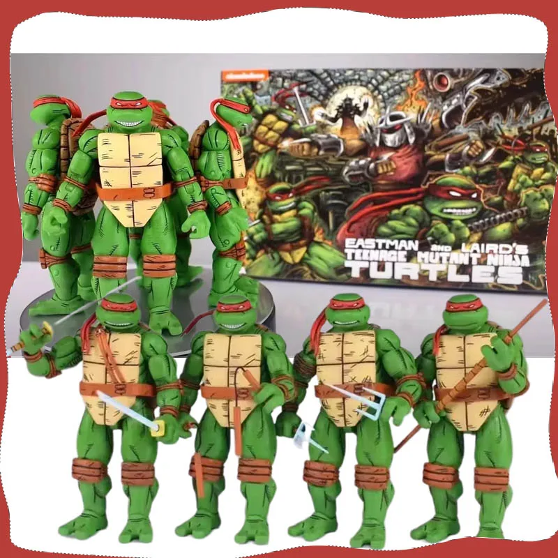 Экшн-фигурка в наличии Neca 54329, Рафаэль, Микеланджело, Леонардо, Донателло, черепахи, аниме модель, игрушка, рождественские подарки на день рождения
Экшн-фигурка в наличии Neca 54329, Рафаэль, Микеланджело, Леонардо, Донателло, черепахи, аниме модель, игрушка, рождественские подарки на день рождения