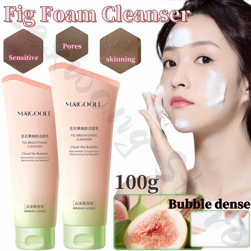 Fig Facial Cleanser foam dense deep cleansing without harming the skin and not irritating moisture and moisturizing 100g
Fig Facial Cleanser foam dense deep cleansing without harming the skin and not irritating moisture and moisturizing 100g