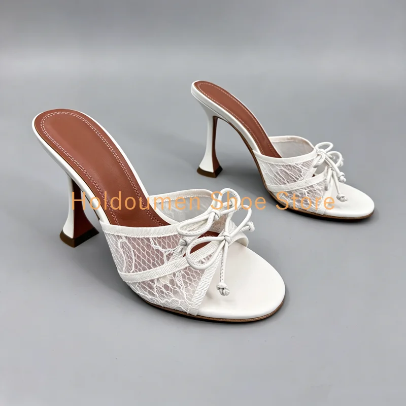 Women’S Peep Toe Heeled Mules with Bow Detail Flared Heel Slip On Sandal Lace Patent Leopard White Black Option Ideal for Bridal
Women’S Peep Toe Heeled Mules with Bow Detail Flared Heel Slip On Sandal Lace Patent Leopard White Black Option Ideal for Bridal