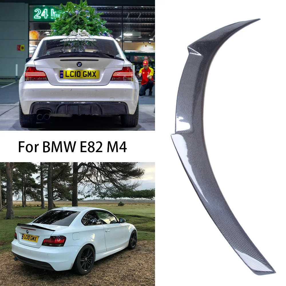 For BMW 1 Series E82 Coupe Sedan M4 Style Carbon fiber Rear Spoiler Trunk wing 2007-2013
For BMW 1 Series E82 Coupe Sedan M4 Style Carbon fiber Rear Spoiler Trunk wing 2007-2013