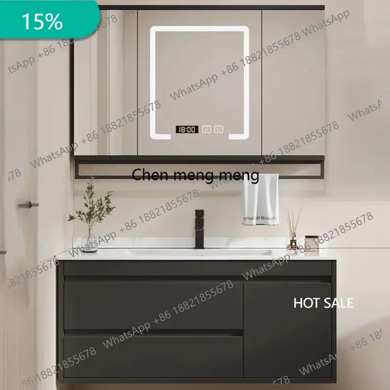 F178 Modern Minimalist Bathroom Cabinet Combination Ceramic Integrated Washbasin Face Washing Light Luxury Gabinete Furniture
F178 Modern Minimalist Bathroom Cabinet Combination Ceramic Integrated Washbasin Face Washing Light Luxury Gabinete Furniture