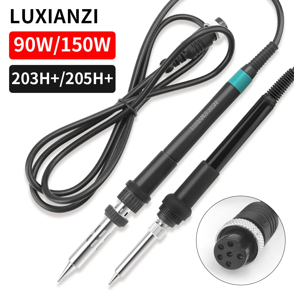 LUXIANZI 205H/203H Electric Soldering Iron Handle Accessories For BGA Rework Station Welding Repair Tool 90w/150w High power
LUXIANZI 205H/203H Electric Soldering Iron Handle Accessories For BGA Rework Station Welding Repair Tool 90w/150w High power