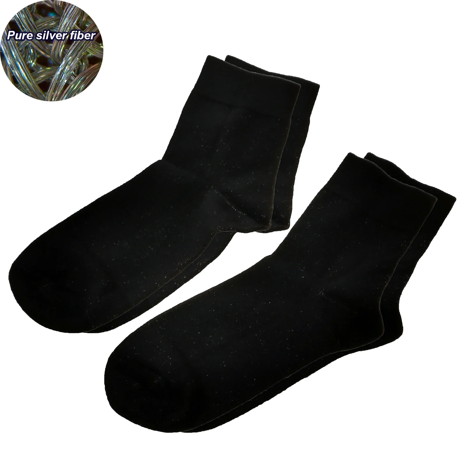 Silver Fiber Conductive Socks RF Shielded Blocking Radio Frequency EMF Anti Electric Radiation Breath Men Deodorized Ankle Socks
Silver Fiber Conductive Socks RF Shielded Blocking Radio Frequency EMF Anti Electric Radiation Breath Men Deodorized Ankle Socks
