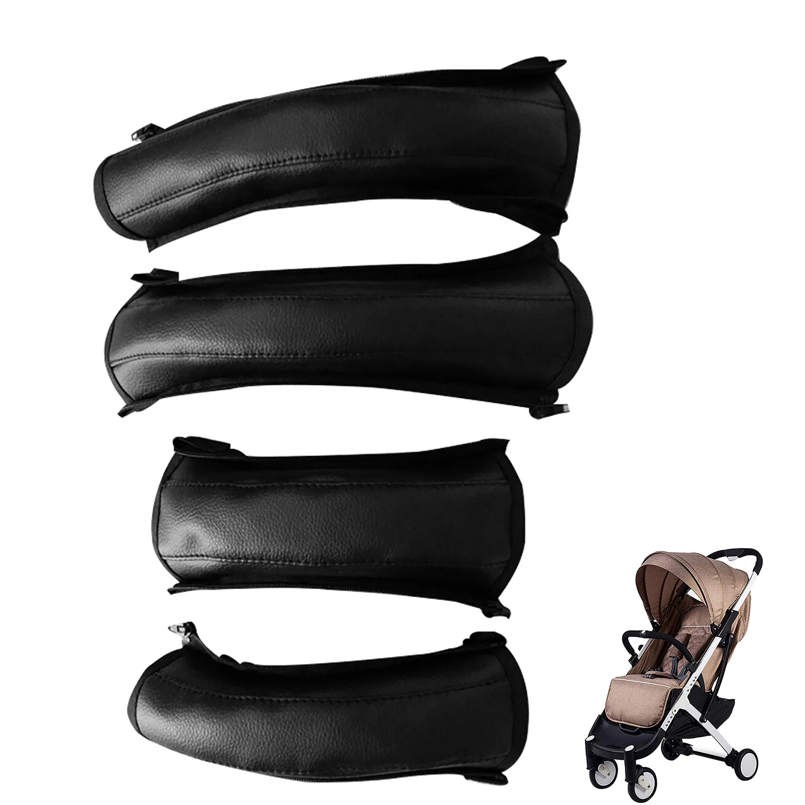Stroller Handle Armrest Protector Waterproof Handle Protector Stroller Leather Cover Universal Handle Dust-Proof PU Leather
Stroller Handle Armrest Protector Waterproof Handle Protector Stroller Leather Cover Universal Handle Dust-Proof PU Leather