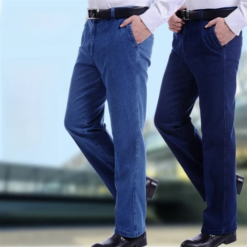 Loose Fit Dad Jeans High Waist Men's Blue Denim Pants Spring Autumn Fashion Comfortable Breathable Thickened Jeans for Middle...
Loose Fit Dad Jeans High Waist Men's Blue Denim Pants Spring Autumn Fashion Comfortable Breathable Thickened Jeans for Middle...