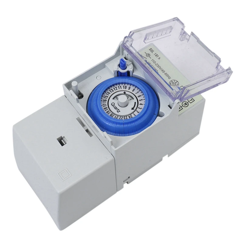 10X SUL181H Mechanical Timer 24 Hours Time Switch Relay Electrical Programmable Timer 24 Hour Din Rail Timer Switch
10X SUL181H Mechanical Timer 24 Hours Time Switch Relay Electrical Programmable Timer 24 Hour Din Rail Timer Switch