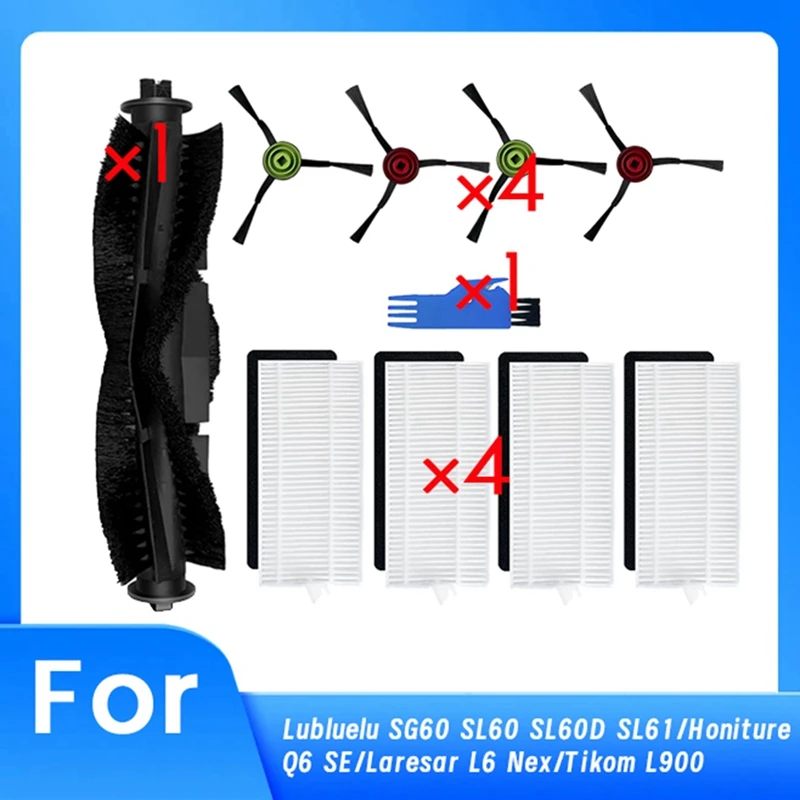 10 Pcs For Laresar L6 Nex Sweeping Robot Cleaner Parts Replacement Main Side Brush Mop Filter Set
10 Pcs For Laresar L6 Nex Sweeping Robot Cleaner Parts Replacement Main Side Brush Mop Filter Set
