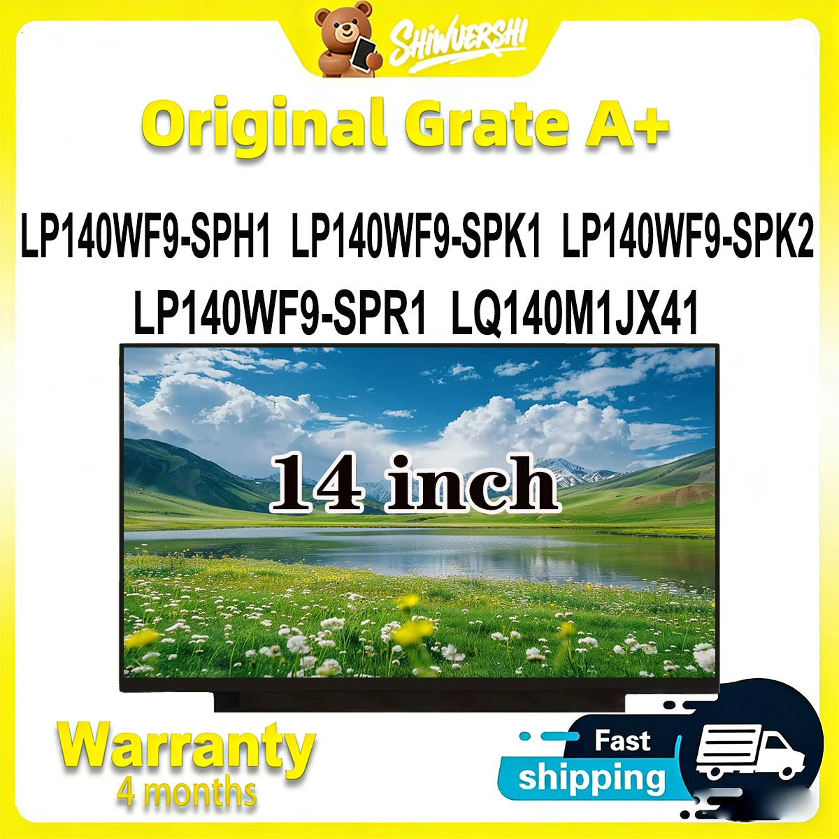 Новый тонкий ЖК-экран для ноутбука A+ 14 дюймов LP140WF9 SPH1 LP140WF9 SPK1 LP140WF9 SPK2 LP140WF9 SPR1 LQ140M1JX41
Новый тонкий ЖК-экран для ноутбука A+ 14 дюймов LP140WF9 SPH1 LP140WF9 SPK1 LP140WF9 SPK2 LP140WF9 SPR1 LQ140M1JX41