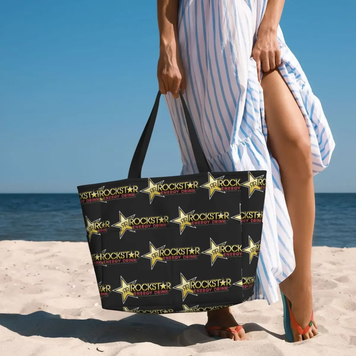 Rockstar Energy Drink Beach Tote Bag Sport Gym Yoga Duffle Large Tote Bag Women Travel Bag Fitness bag
Rockstar Energy Drink Beach Tote Bag Sport Gym Yoga Duffle Large Tote Bag Women Travel Bag Fitness bag