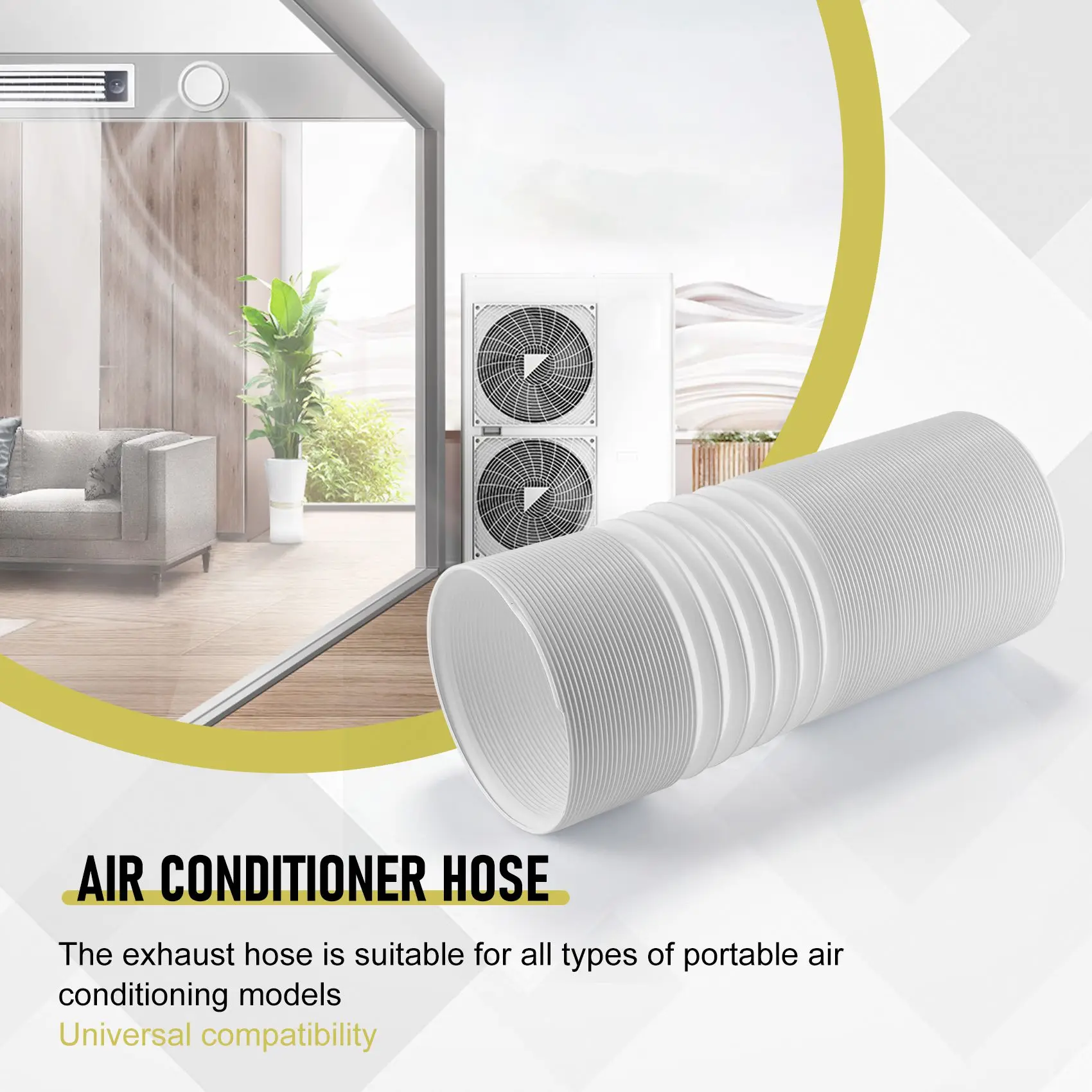 15Cm Diameter Flexible Air Conditioner Exhaust Pipe Duct Vent Outlet Pipe Portable Air Conditioner Outlet Conditioner-[A22I Stor
15Cm Diameter Flexible Air Conditioner Exhaust Pipe Duct Vent Outlet Pipe Portable Air Conditioner Outlet Conditioner-[A22I Stor