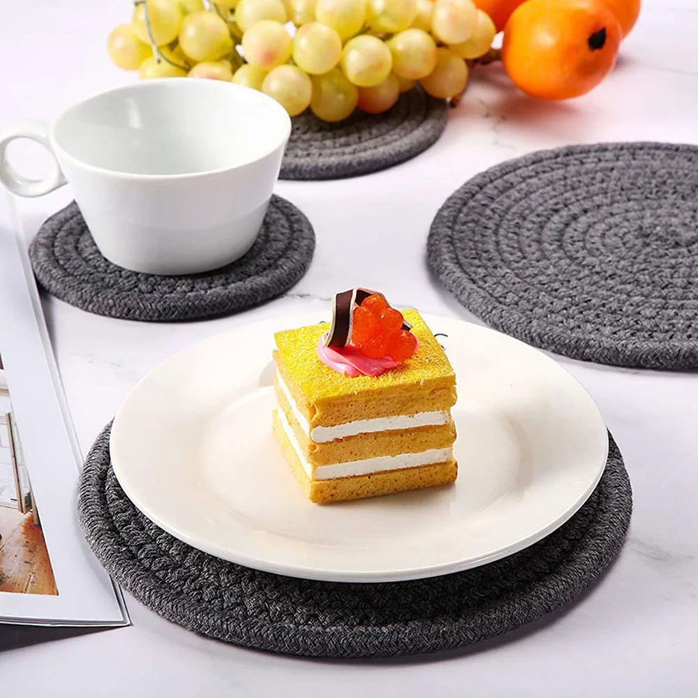 5Pcs Cotton Table Mats Heat Insulating Pot Holders Home Decor Placemats for Bowls Pans and Baking Dishes Pot Holders
5Pcs Cotton Table Mats Heat Insulating Pot Holders Home Decor Placemats for Bowls Pans and Baking Dishes Pot Holders