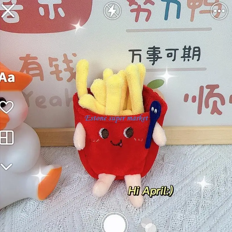 090B Plush Burger/Fries Keyring Cite Stuffed Animal Keychain Pendant Children Backpack Ornament Family Party Favor Gift
090B Plush Burger/Fries Keyring Cite Stuffed Animal Keychain Pendant Children Backpack Ornament Family Party Favor Gift