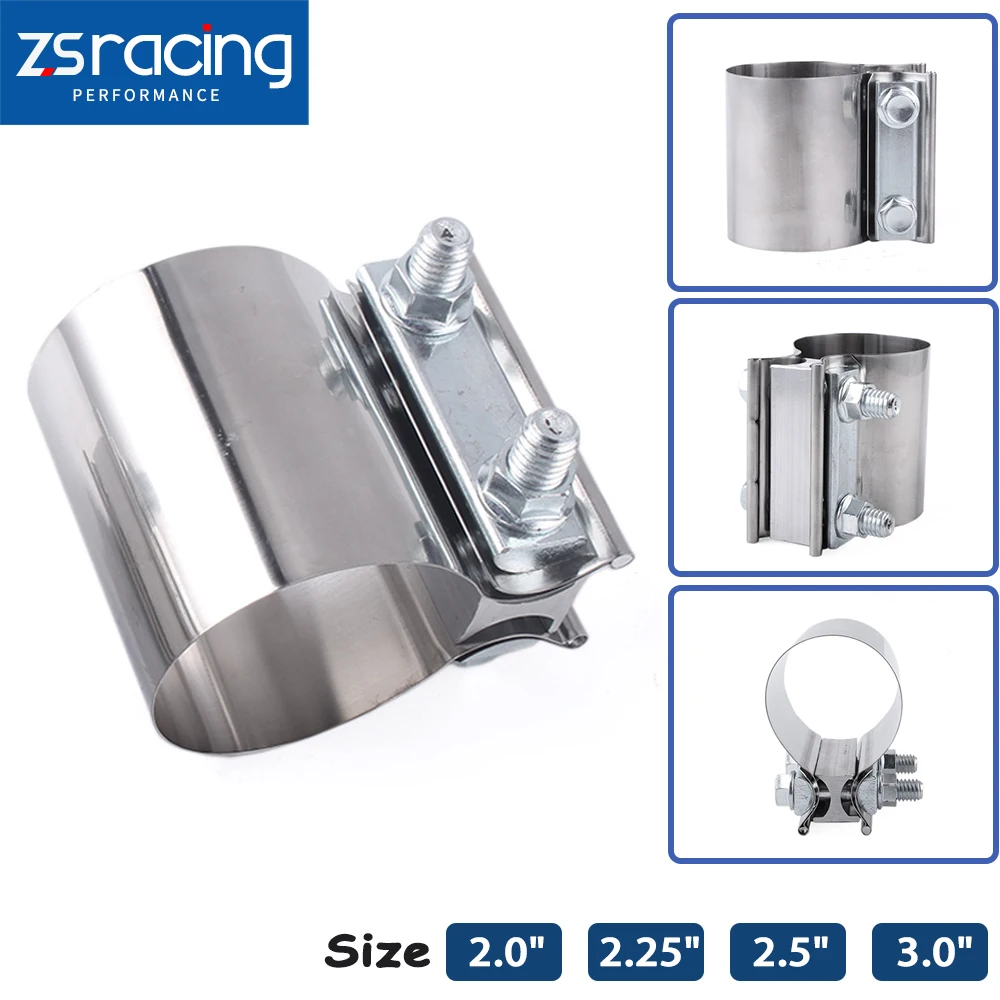 ZS-2.0" 2.25" 2.5" 3.0" Universal Exhaust Sleeve Butt Joint Clamp 304 Stainless Exhaust Pipe Sleeve Coupler Step Clamp CR1013
ZS-2.0" 2.25" 2.5" 3.0" Universal Exhaust Sleeve Butt Joint Clamp 304 Stainless Exhaust Pipe Sleeve Coupler Step Clamp CR1013