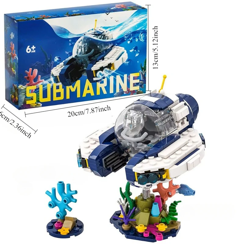 348 шт. MOC классическая игровая серия, строительный блок в сборе, креативная морская гусь, подводная лодка, кирпичная игрушка в штучной упаковке, праздничный подарок
348 шт. MOC классическая игровая серия, строительный блок в сборе, креативная морская гусь, подводная лодка, кирпичная игрушка в штучной упаковке, праздничный подарок