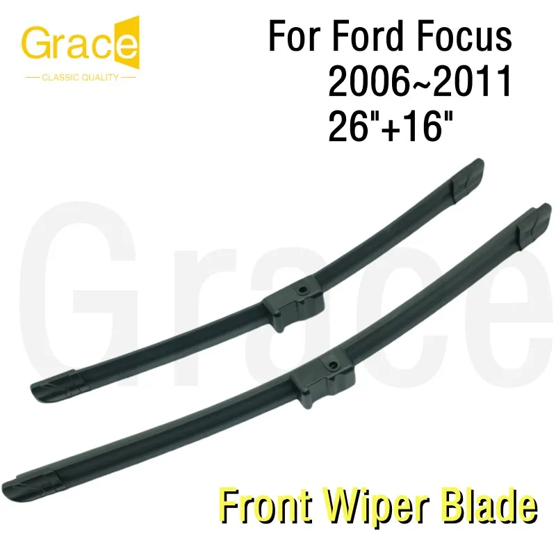 Wiper Blade For Ford Focus 26"+16“ Car Windshield Windscreen Rubber 2006 2007 2008 2009 2010 2011
Wiper Blade For Ford Focus 26"+16“ Car Windshield Windscreen Rubber 2006 2007 2008 2009 2010 2011