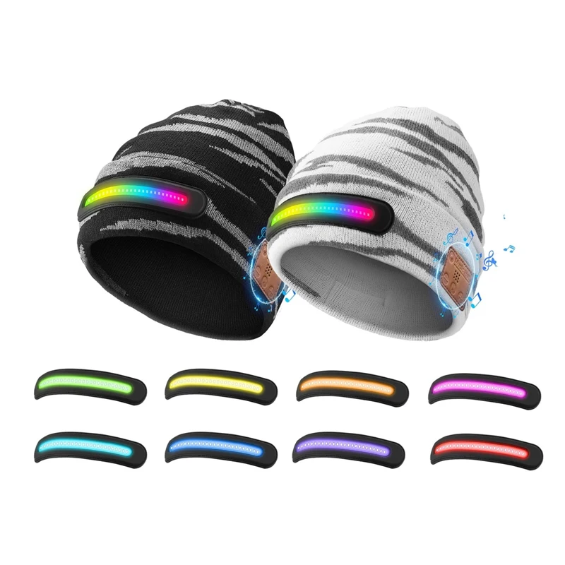 Вязаные шапки-бини с цветной подсветкой RGB, праздничные шапки, модули Bluetooth, праздничная светящаяся зимняя шапка для лагеря для вечеринок и праздников
Вязаные шапки-бини с цветной подсветкой RGB, праздничные шапки, модули Bluetooth, праздничная светящаяся зимняя шапка для лагеря для вечеринок и праздников