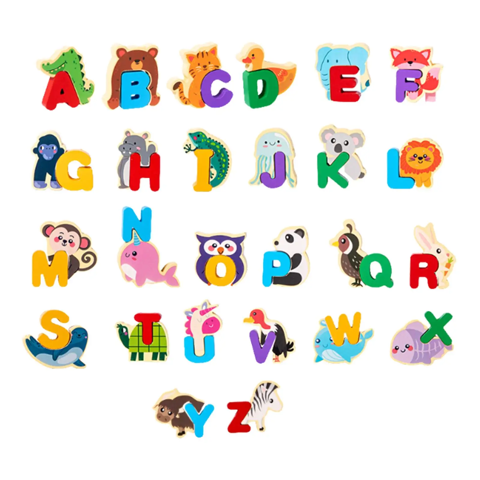 Wooden Alphabet Puzzle Travel Game Preschool Enlightenment Compact Paired Puzzle, Alphabet Learning Toy for Children, Boys
Wooden Alphabet Puzzle Travel Game Preschool Enlightenment Compact Paired Puzzle, Alphabet Learning Toy for Children, Boys