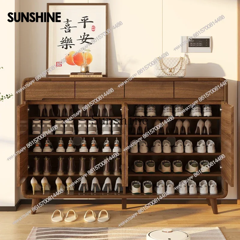 Solid wood shoe cabinet Home entrance corridor Outdoor aisle Elevator entrance Nordic door Entrance cabinet
Solid wood shoe cabinet Home entrance corridor Outdoor aisle Elevator entrance Nordic door Entrance cabinet