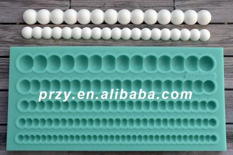 PRZY Superior Silicone Pearls Crafts Fondant Molds Cake Candy Making Decorating Mould Silica Gel Resin Silicone Rubber Toolds
PRZY Superior Silicone Pearls Crafts Fondant Molds Cake Candy Making Decorating Mould Silica Gel Resin Silicone Rubber Toolds