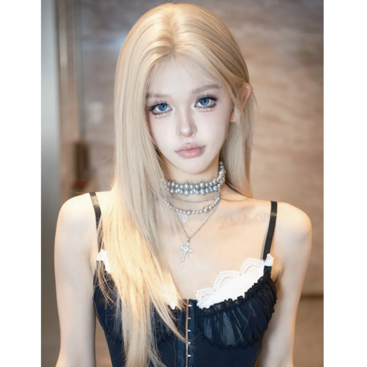 Synthetic Wig Layered Milk Tea Rice Grey Medium Split Long Straight Hair Natural Simulation Hair Wig Full Headset Style
Synthetic Wig Layered Milk Tea Rice Grey Medium Split Long Straight Hair Natural Simulation Hair Wig Full Headset Style