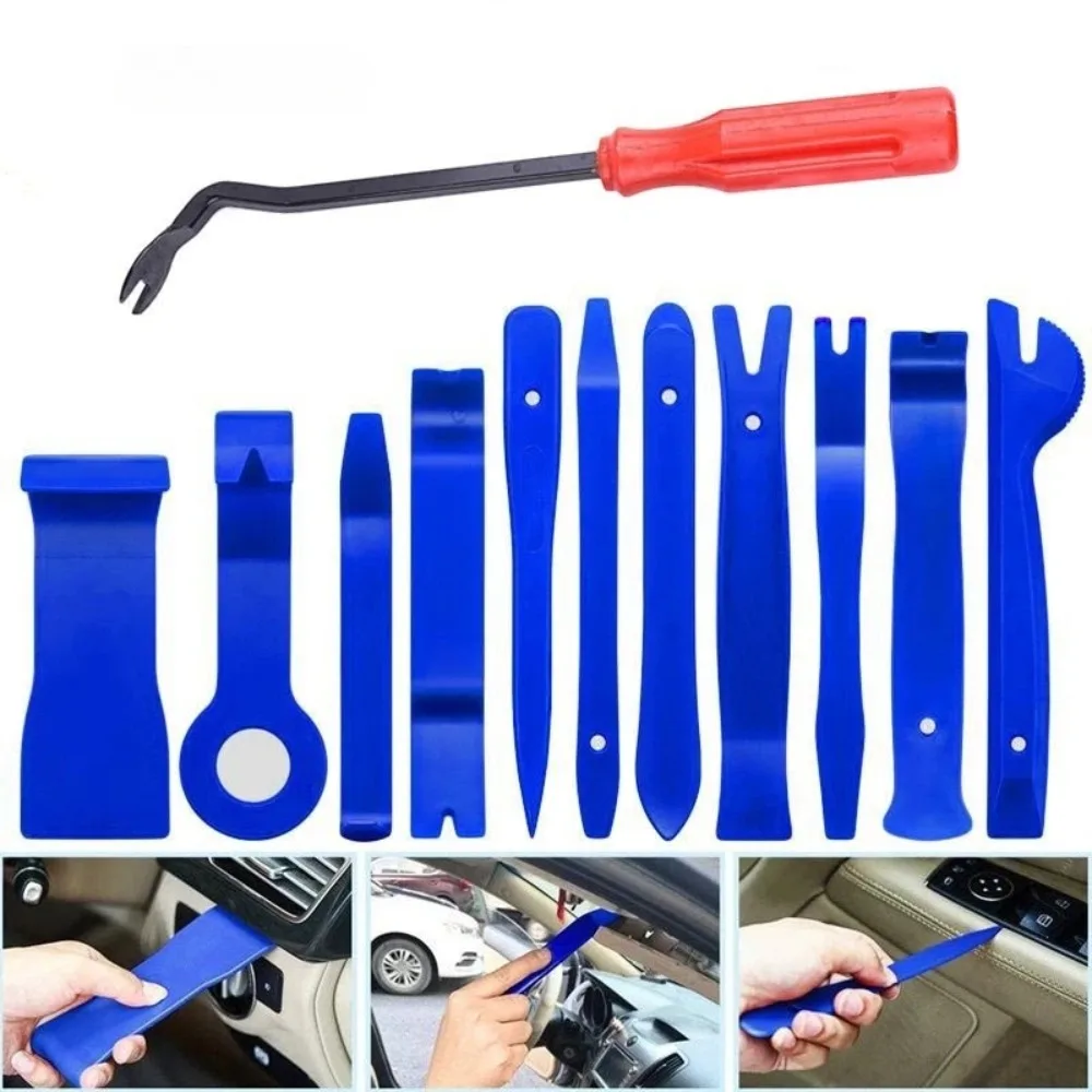 Plastic Car Door Trim Removal Tool Kit 12 Pcs Interior Panel Clip Disassembly Tools No Scratch For Auto Repair
Plastic Car Door Trim Removal Tool Kit 12 Pcs Interior Panel Clip Disassembly Tools No Scratch For Auto Repair