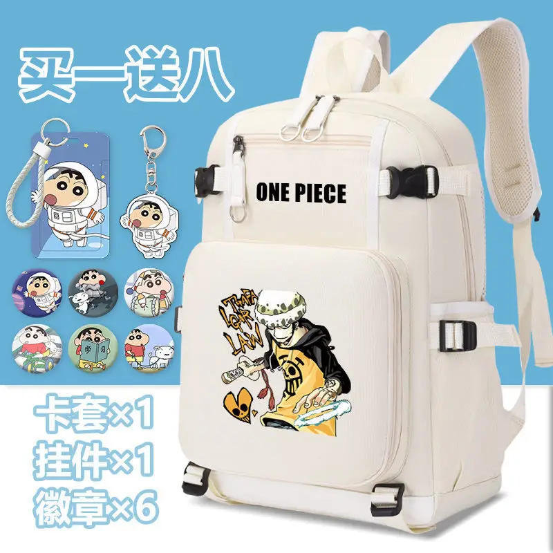 One Piece New Cartoon Student Schoolbag Large Capacity Casual and Lightweight Waterproof and Stain Resistant Cute Backpack
One Piece New Cartoon Student Schoolbag Large Capacity Casual and Lightweight Waterproof and Stain Resistant Cute Backpack