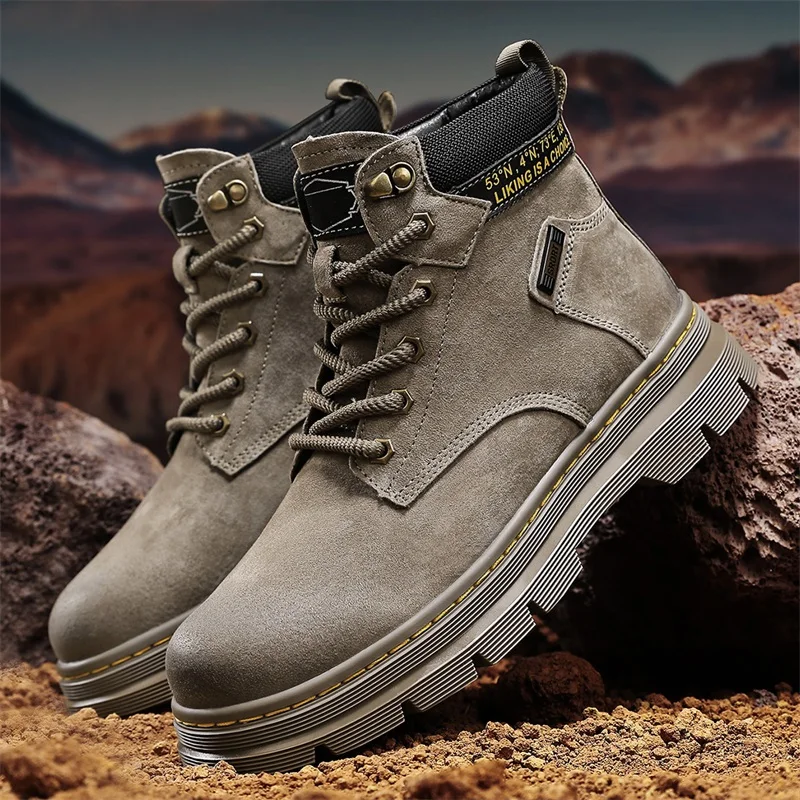 2025 New Men's Big Yellow Boots Durable Anti - Skid Sole High - Top Chunky Sole Winter Fleece Lined British Work Boots Motorcycl
2025 New Men's Big Yellow Boots Durable Anti - Skid Sole High - Top Chunky Sole Winter Fleece Lined British Work Boots Motorcycl
