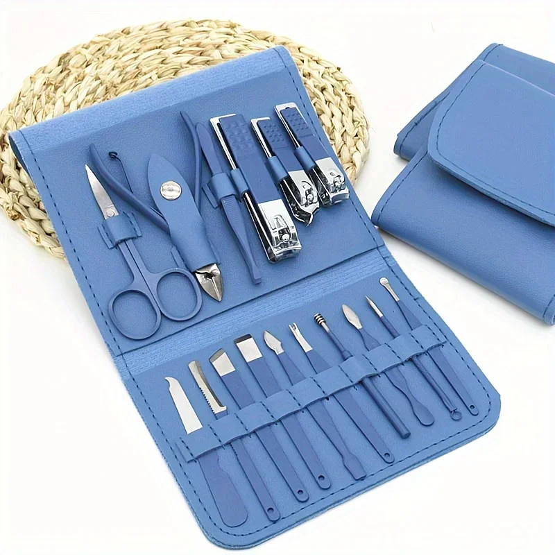 16pcs Professional Nail Clippers and Cuticle Nippers Set with Travel Case Manicure Set Pedicure Sets Nail Clippers
16pcs Professional Nail Clippers and Cuticle Nippers Set with Travel Case Manicure Set Pedicure Sets Nail Clippers
