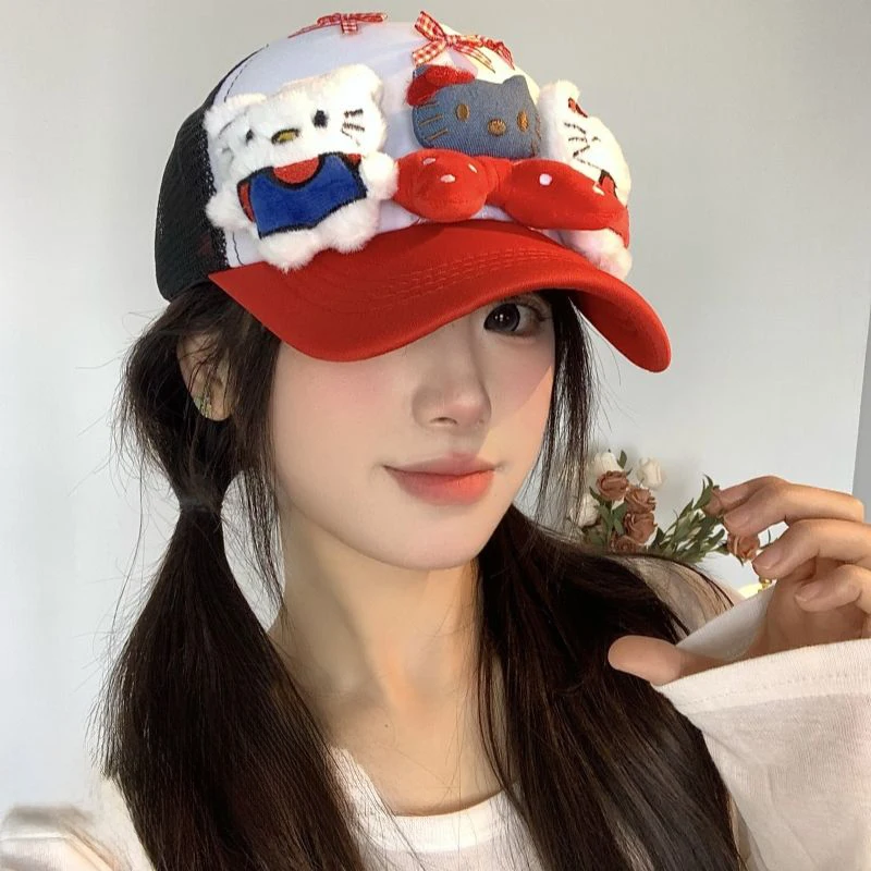 2025 Hello Kitty New Japanese Style Duckbill Cap Bow Doll Accessories Photography Artifact Cute Hat Dopamine Headgear Present
2025 Hello Kitty New Japanese Style Duckbill Cap Bow Doll Accessories Photography Artifact Cute Hat Dopamine Headgear Present