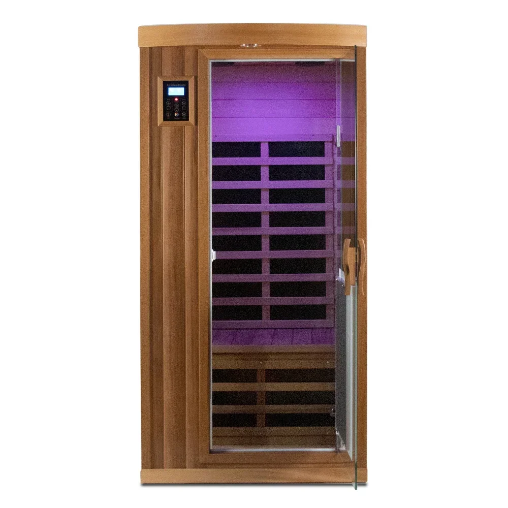 Deluxe Indoor Far Infrared Cedar Sauna for Relaxation and Wellness, Low EMF for Peace of Mind,One Person Capacity
Deluxe Indoor Far Infrared Cedar Sauna for Relaxation and Wellness, Low EMF for Peace of Mind,One Person Capacity