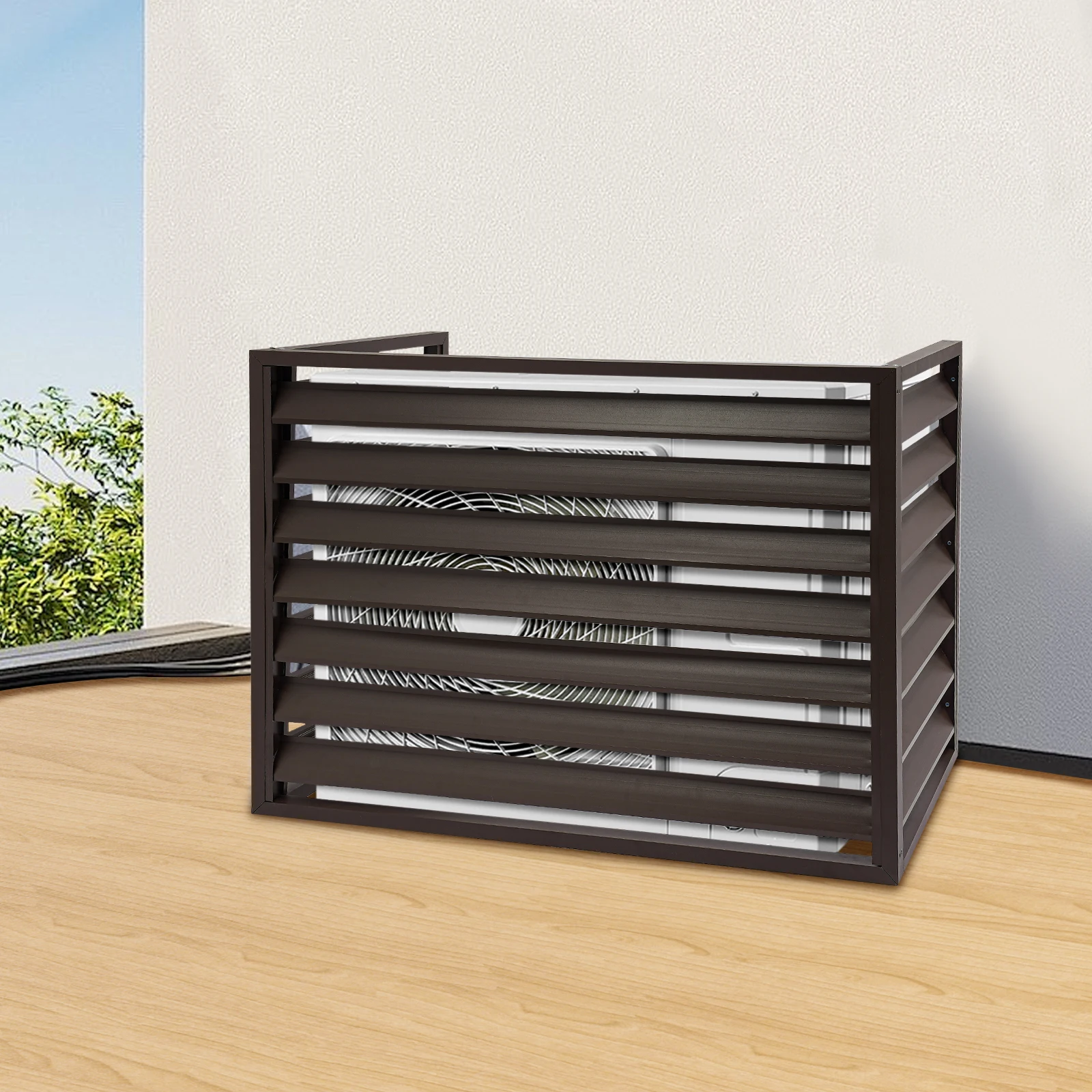 Защитный экран для кондиционера из алюминиевого сплава, прямоугольный, с электростатическим напылением, для внутреннего и наружного использования, настенный/напольный
Защитный экран для кондиционера из алюминиевого сплава, прямоугольный, с электростатическим напылением, для внутреннего и наружного использования, настенный/напольный