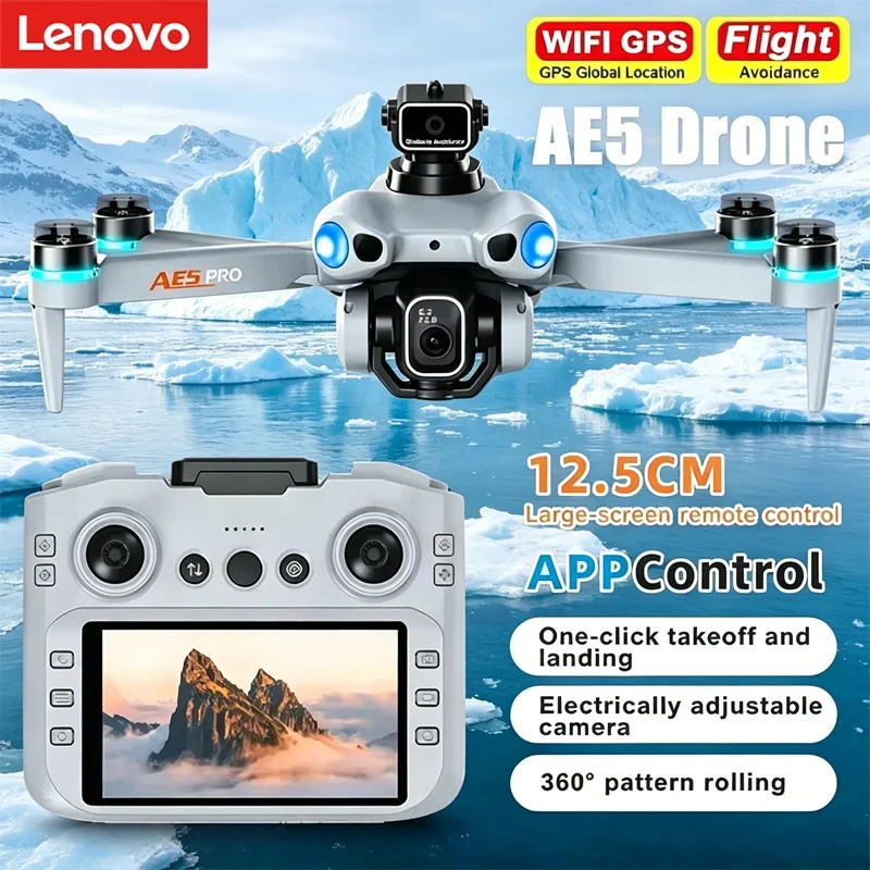 Lenovo 2026 NEW AE5 Drone 4K Professional 8K HD Camera Remote Control with Screen WIFI UAV Brushless Foldable Quadcopter Toy
Lenovo 2026 NEW AE5 Drone 4K Professional 8K HD Camera Remote Control with Screen WIFI UAV Brushless Foldable Quadcopter Toy