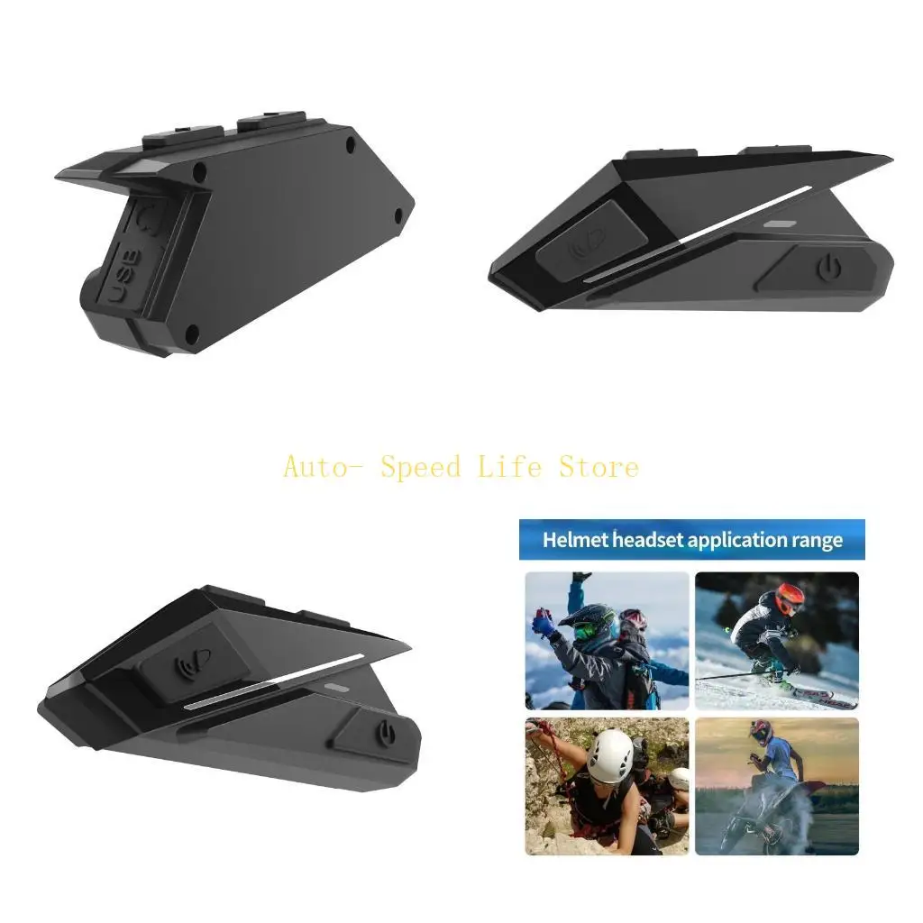 02DA Waterproof Motorcycle Headset BT 5.0 with Microphone Active Noise Cancellation
02DA Waterproof Motorcycle Headset BT 5.0 with Microphone Active Noise Cancellation
